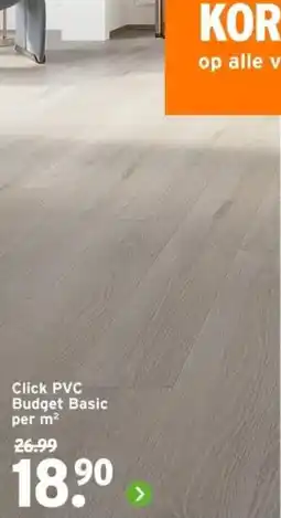 GAMMA Click PVC Budget Basic aanbieding