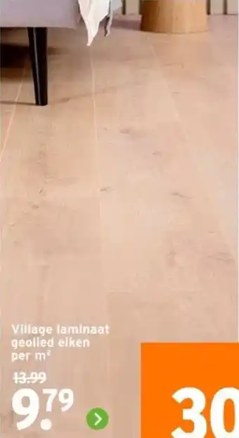 GAMMA Village laminaat geolied eiken aanbieding