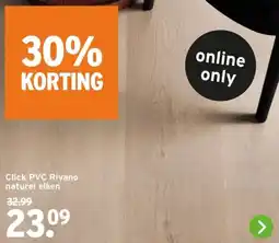 GAMMA Click PVC Rivano naturel eiken aanbieding