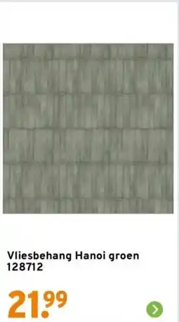GAMMA Vliesbehang Hanoi groen 128712 aanbieding