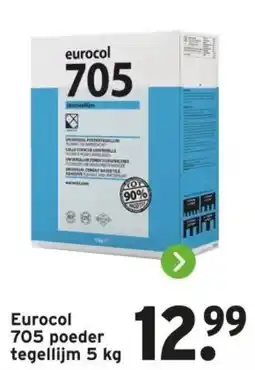 GAMMA Eurocol 705 poeder tegellijm aanbieding