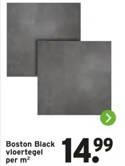 GAMMA Boston Black vloertegel aanbieding