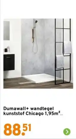 GAMMA Dumawall+ wandtegel kunststof Chicago aanbieding