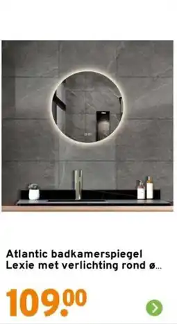 GAMMA Atlantic badkamerspiegel Lexie met verlichting rond aanbieding