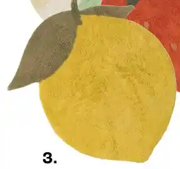 Kwantum Vloerkleed Lemon Geel aanbieding