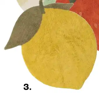 Kwantum Vloerkleed Lemon Geel aanbieding