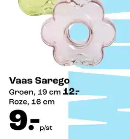 Kwantum Vaas Sarego Roze aanbieding