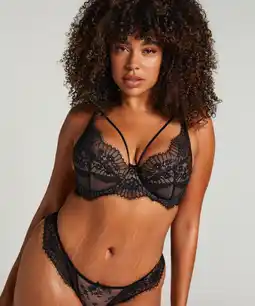 Hunkemoller Hunkemöller Niet-voorgevormde beugel bh Daphne Zwart aanbieding