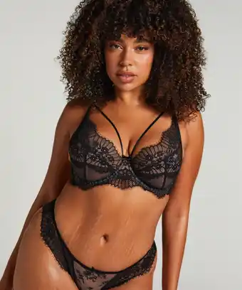 Hunkemoller Hunkemöller Niet-voorgevormde beugel bh Daphne Zwart aanbieding