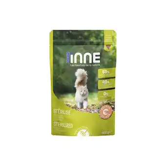 Zooplus 400g Nutrivet Inne Cat Gesteriliseerd Zalm Kattenvoer droog aanbieding