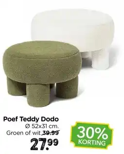 Xenos Poef Teddy Dodo aanbieding