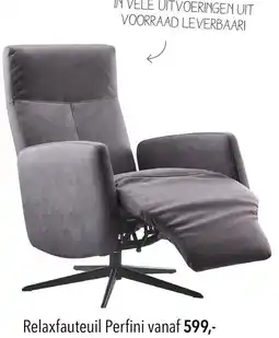 Pronto wonen Relaxfauteuil Perfini aanbieding