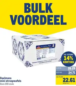 Makro Daelmans mini stroopwafels aanbieding