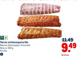 Makro Verse varkensspareribs aanbieding