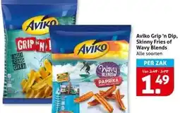Hoogvliet Aviko Grip 'n Dip, Skinny Fries of Wavy Blends aanbieding