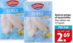 Hoogvliet Queens panga- of koolvisfilet aanbieding