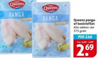Hoogvliet Queens panga- of koolvisfilet aanbieding