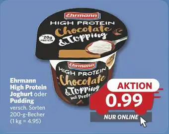 Combi Ehrmann High Protein Joghurt oder Pudding aanbieding