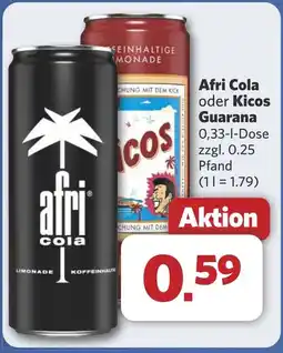 Combi Afri Cola oder Kicos Guarana aanbieding