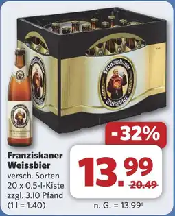 Combi Franziskaner Weissbier aanbieding