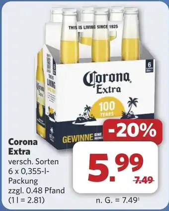 Combi Corona Extra aanbieding
