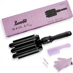 Bol.com Bombé waver - Wafeltang - Wave Krultang - Wavertang - 25mm Black aanbieding