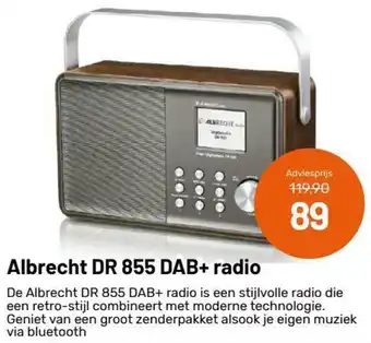 Kamera Express Albrecht DR 855 DAB+ radio aanbieding