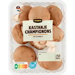 Jumbo Jumbo Kastanje Champignons 250 g aanbieding