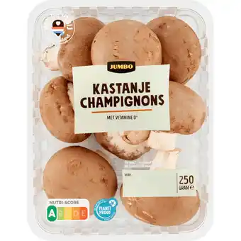 Jumbo Jumbo Kastanje Champignons 250 g aanbieding