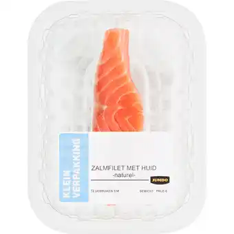 Jumbo Jumbo Zalmfilet met Huid Naturel Klein Verpakking 80 g aanbieding
