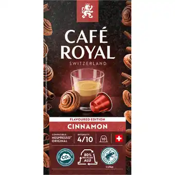 Jumbo Café Royal Cinnamon 10 Capsules 50 g aanbieding