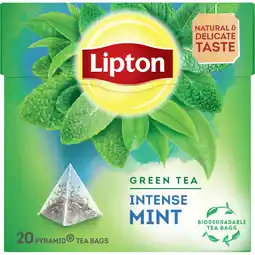 Jumbo Lipton Groene Thee intense Mint aanbieding
