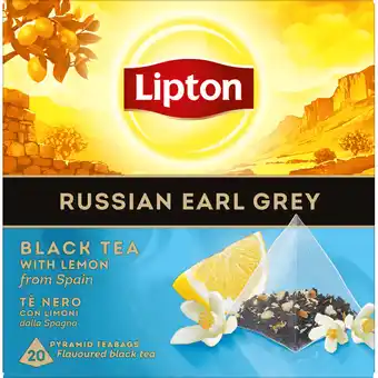 Jumbo Lipton Zwarte Thee Russian Earl Grey aanbieding
