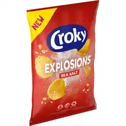 Jumbo Croky Chips Explosions Sea Salt 150g aanbieding
