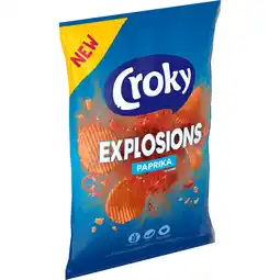 Jumbo Croky Chips Explosions Paprika 150g aanbieding