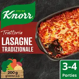 Jumbo Knorr Trattoria Lasagne Traditionale 296g aanbieding