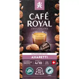 Jumbo Café Royal Flavoured Edition Amaretti 10 Capsules 50 g aanbieding
