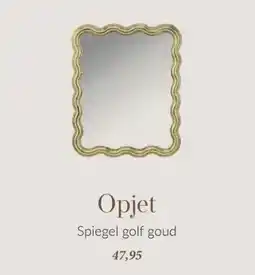 Babypark Opjet Spiegel golf goud aanbieding