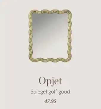 Babypark Opjet Spiegel golf goud aanbieding
