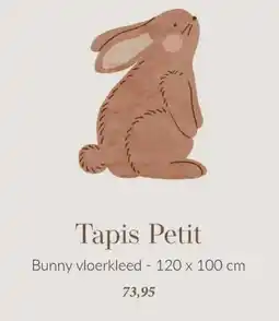 Babypark Tapis Petit Bunny vloerkleed aanbieding