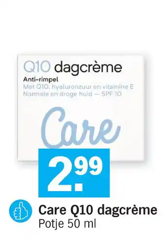 Albert Heijn Care Q10 dagcrème 50ml aanbieding