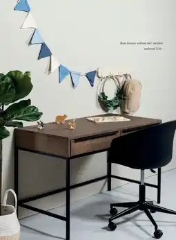 Babypark Beau bureau walnoot aanbieding