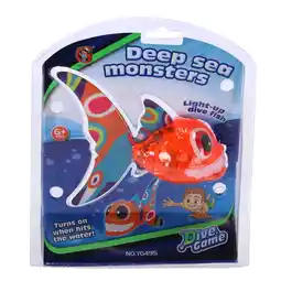 Top1Toys Duik vis met grote tanden en licht assorti aanbieding