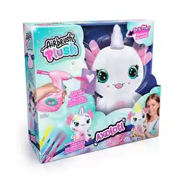 Top1Toys Airbrush pluche axolotlcorn oplichtend aanbieding