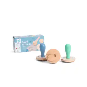 Top1Toys Zand stempelvormen hout 3 stuks BS toys aanbieding