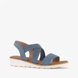 Scapino Natuform dames sandalen denim blauw aanbieding