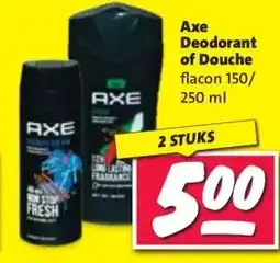Nettorama Axe Deodorant of Douche aanbieding
