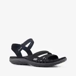 Scapino Skechers Reggae Slim Coffee dames sandalen zwart aanbieding