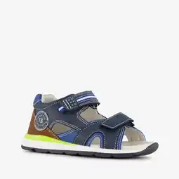 Scapino Blue Box jongens sandalen blauw bruin aanbieding