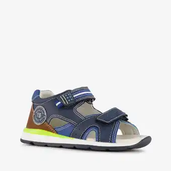 Scapino Blue Box jongens sandalen blauw bruin aanbieding